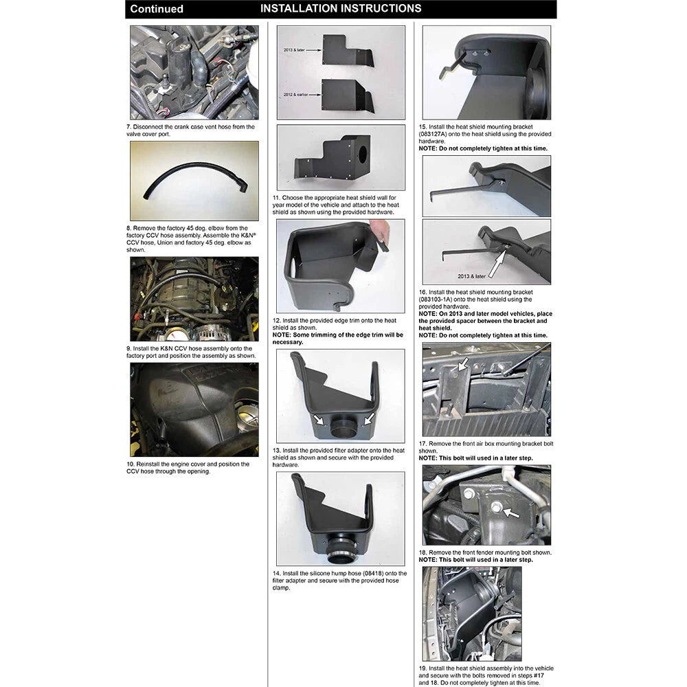 K&N 09-10 Dodge Ram 1500 PickUp V8-5.7L AirCharger Performance Intake | Dodge Ram 1500 (09-10) (63-1561)