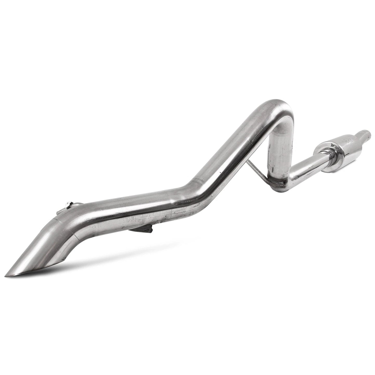 MBRP 2.5in Cat-Back Muffler Before Axle Off-Rd Tail Pipe | Jeep JK 3.8L V6 4Dr (07-09) (S5514AL)