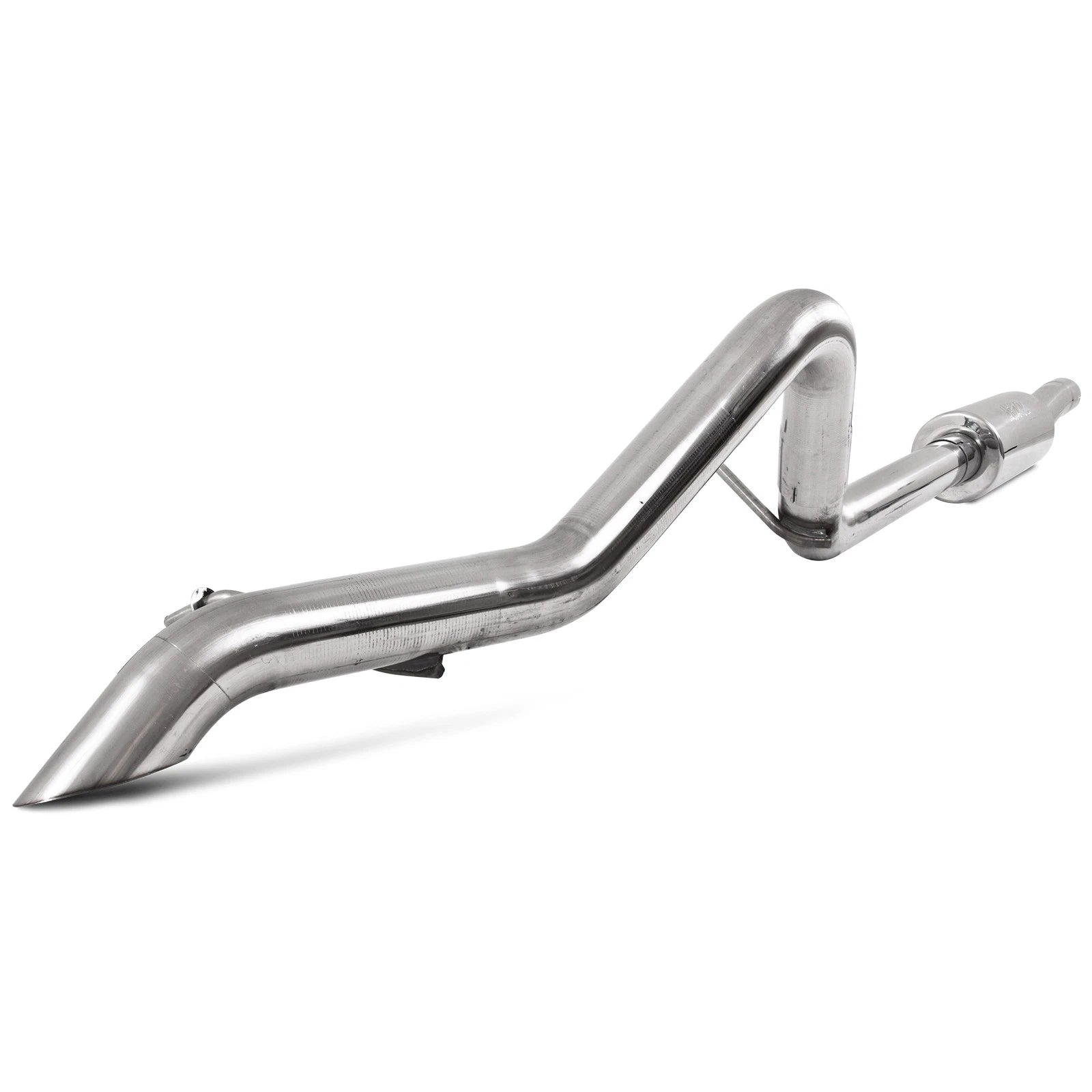 MBRP 2.5in Cat-Back Muffler Before Axle Off-Rd Tail Pipe | Jeep JK 3.8L V6 4Dr (07-09) (S5514AL)