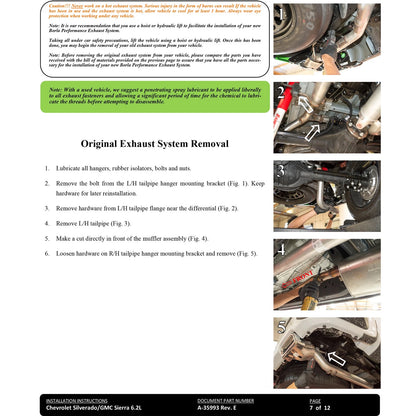 Borla 6.2L CC SB 147.5in WB ATAK Cat-Back | Chevrolet Silverado 1500 ZR2 & AT4X (140915)