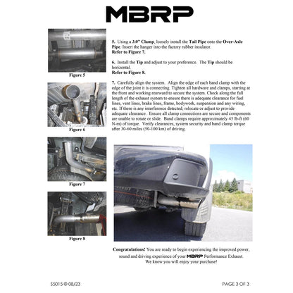 MBRP 3in Cat-Back Single Side Exit Exhaust | Chevrolet Colorado / GMC Canyon (23) (S5015304)