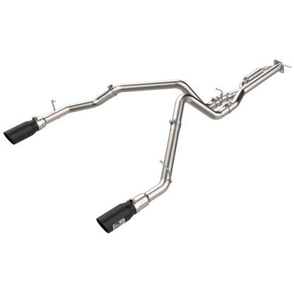 aFe 3in-3.5in Stainless Steel Cat-Back Exhaust System | Ford F-150 (21-24) (49-33151-B)