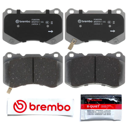 Brembo 04-08 Acura TL Front Premium NAO Ceramic OE Equivalent Pad