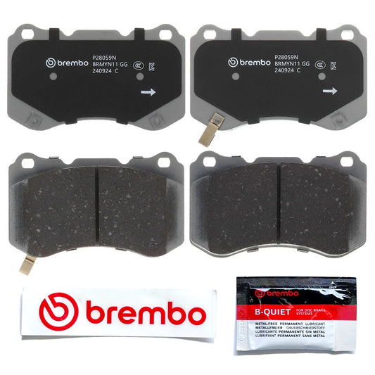 Brembo 04-08 Acura TL Front Premium NAO Ceramic OE Equivalent Pad