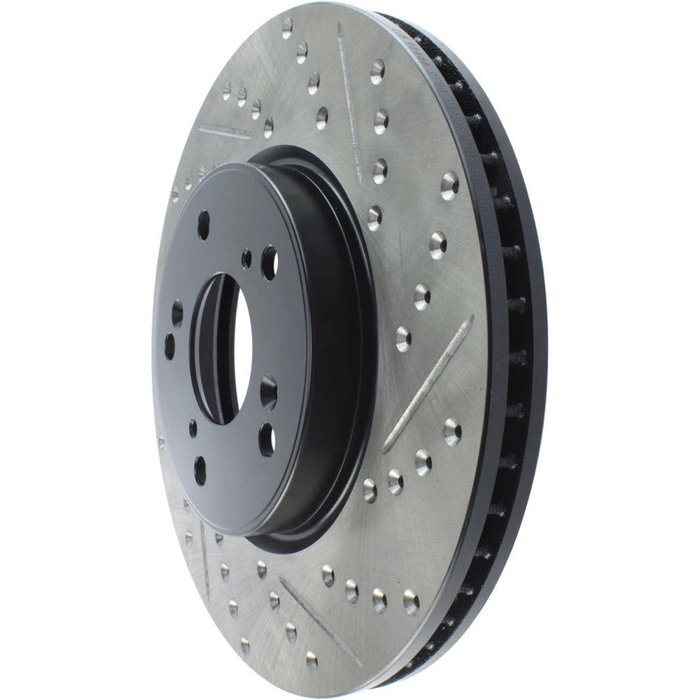 StopTech 127.40086L Front Left Drilled Disc Brake Rotor for 2013-20 Honda Accord
