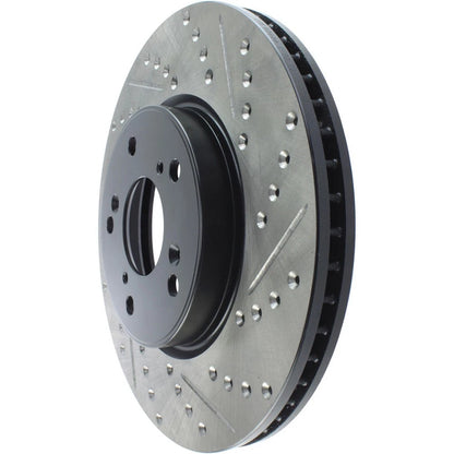 StopTech 127.40086L Front Left Drilled Disc Brake Rotor for 2013-20 Honda Accord