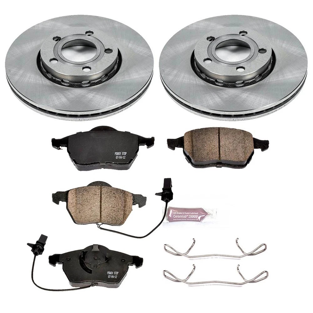 PowerStop Z17 Autospecialty Brake Kit | Audi A4/A6 98-06, VW Passat 99-05 (KOE528)