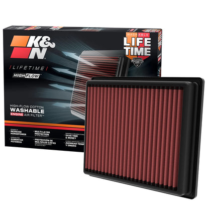 K&N 33-5126 Performance Air Filter for 2022-23 QX60 / 2022-24 Pathfinder 3.5L V6