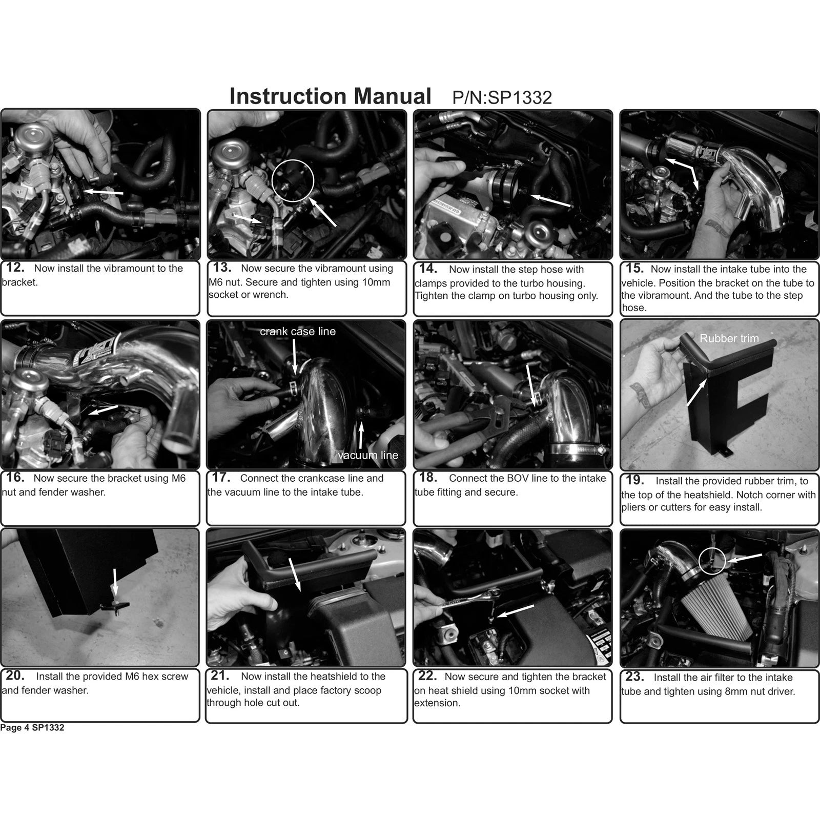 Injen Black Short Ram Intake | Hyundai Sonata (15-18) / Kia Optima / Hyundai Azera (12-17) / Kia Optima (16-20) (SP1332BLK)