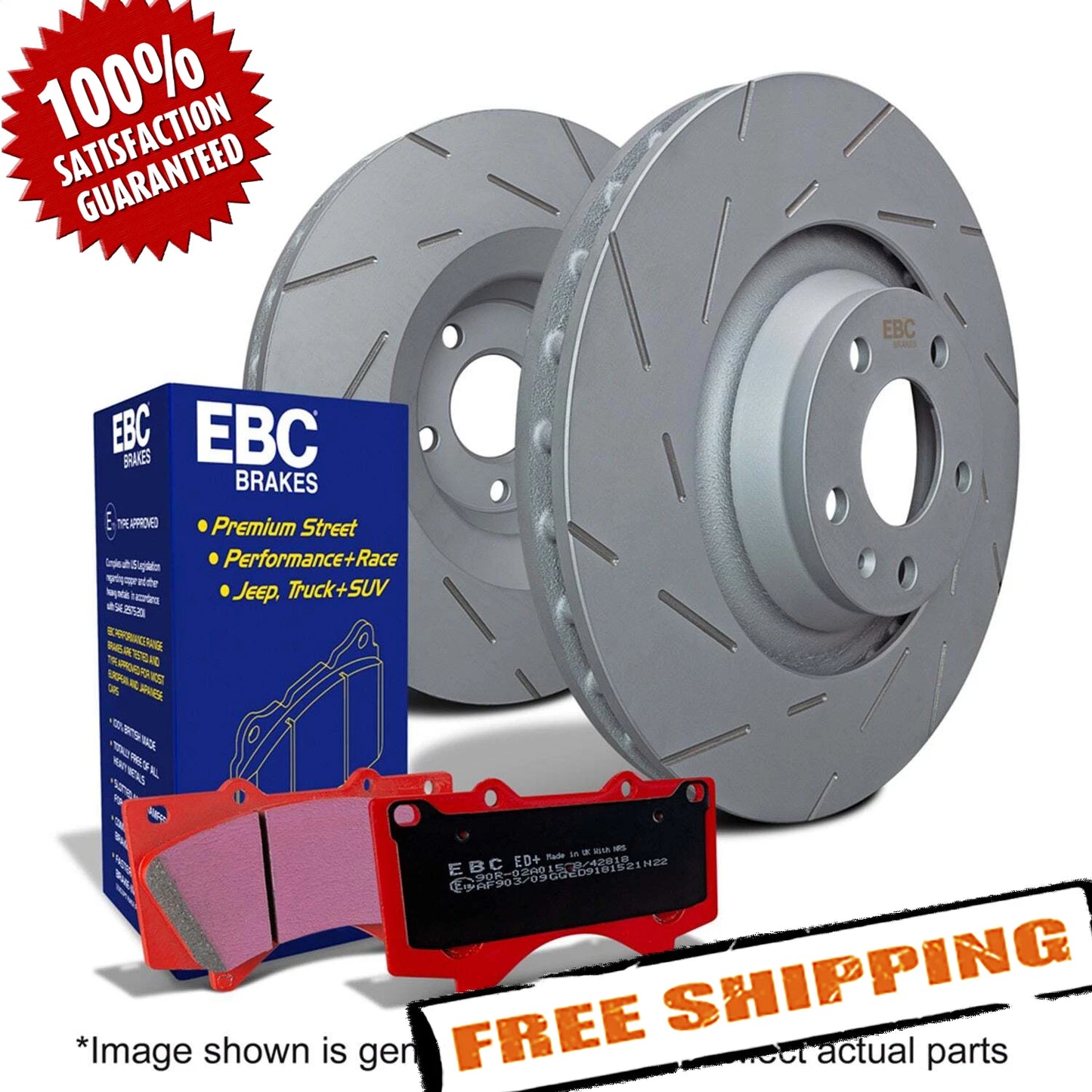 EBC S15 Brake Pad and Rotor Kit