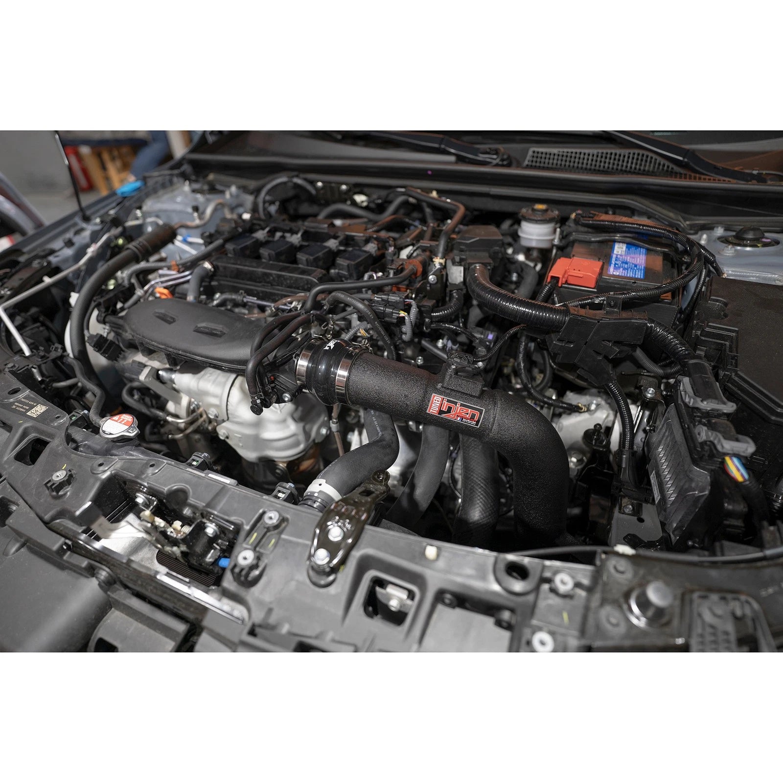 Injen 3.00in Wrinkle Black Cold Air Intake | Honda Civic (16-26) / Civic Si (16-26) / Acura Integra (23-26) (SP1586WB)