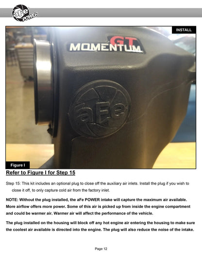 aFe Momentum GT Cold Air Intake w/ Pro 5R Filter | Jeep Grand Cherokee L HEMI V8 5.7L (21-22) (50-70093R)