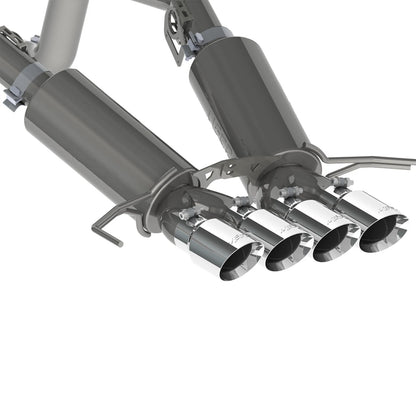 MBRP Stainless Steel 3" Axle-Back w/ Quad Tips | 2014 - 2019 Chevrolet Corvette (S7030)