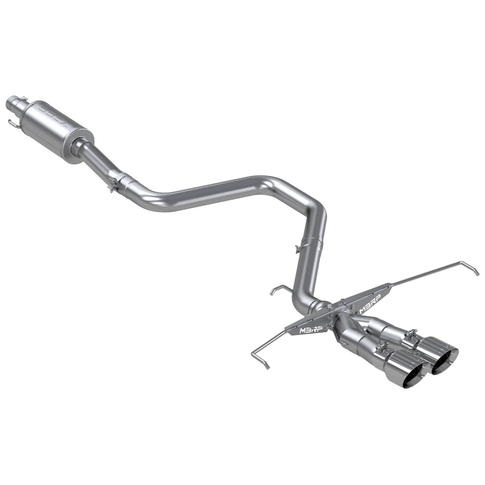 MBRP Aluminized Cat-Back Dual Split Exhaust | 2019-2021 Hyundai Veloster 1.6L (S4705AL)