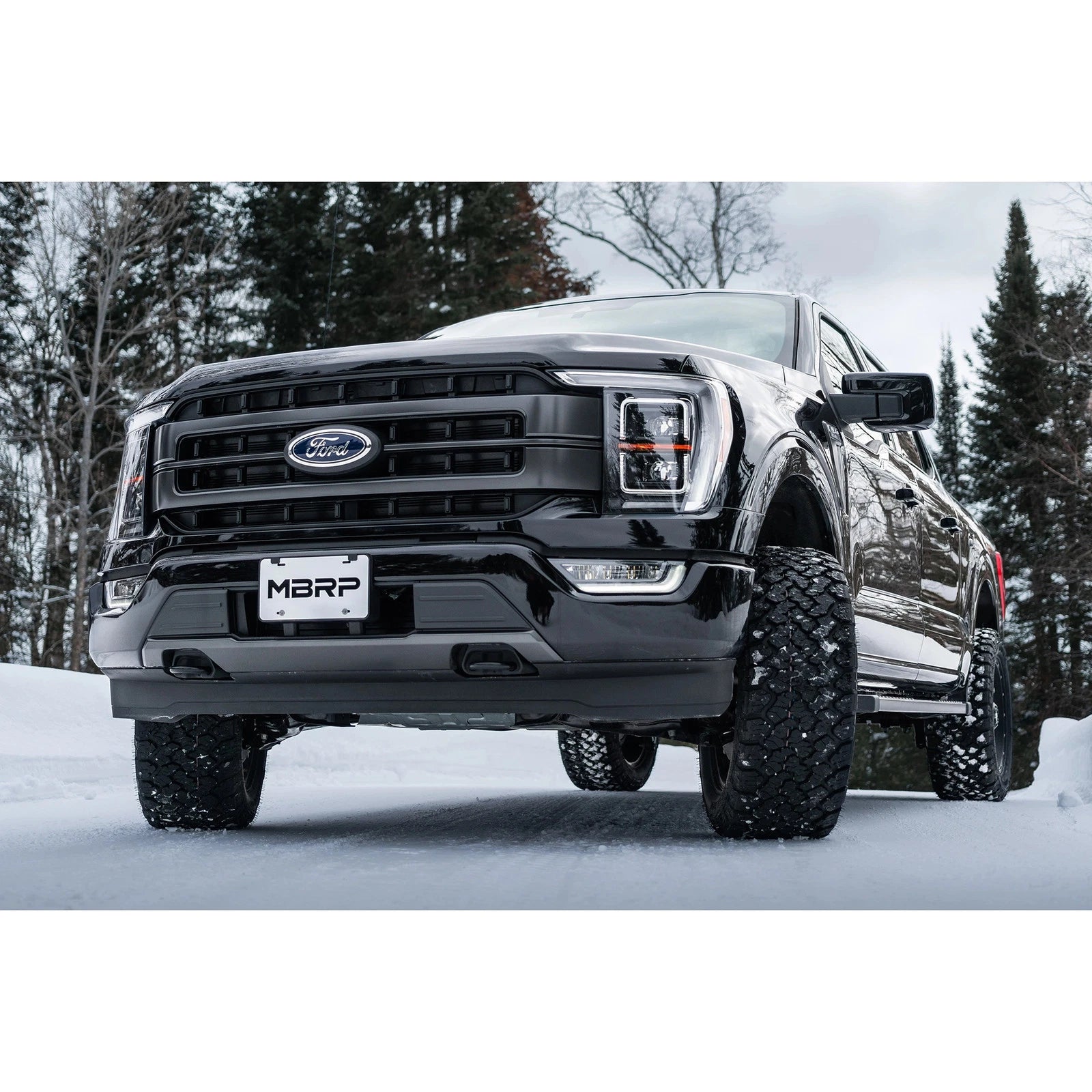 MBRP 4in T409 Stainless Steel Cat-Back Exhaust Race Version | Ford F150 (21+) (S5209409)