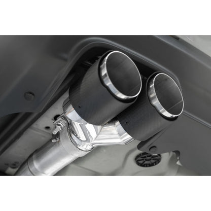 MBRP Perf Series 3in D&S Cat-Back Exhaust w/ CF Tips | Dodge Challenger 16+ (S71143CF)