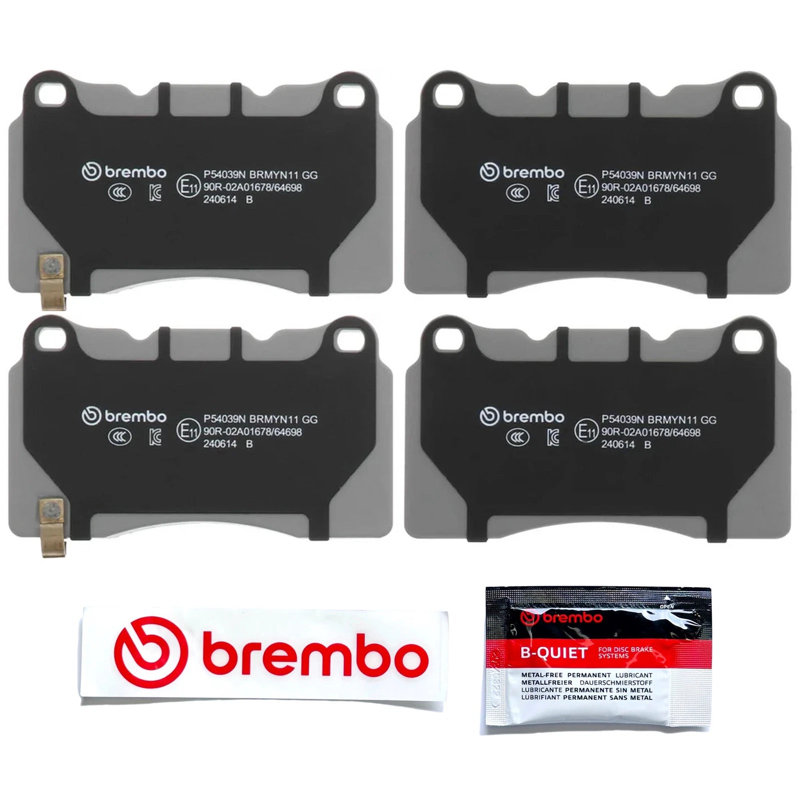 Brembo OE Front OE Equivalent Pad | Subaru WRX STI (15-17) / BRZ (17-20) (P54039N)