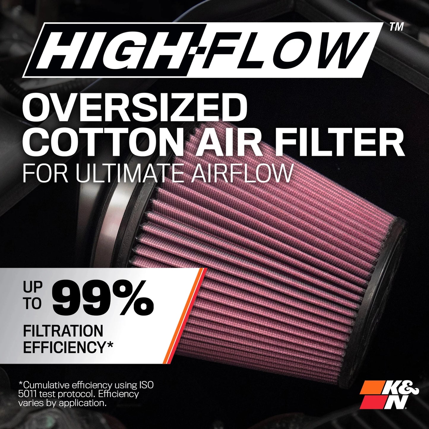 K&N Performance Air Intake System | Ford F150 Raptor R 5.2L V8 (63-2624)