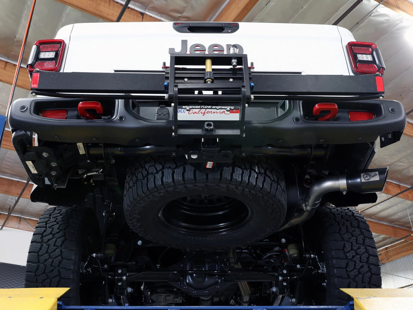 aFe Vulcan 3in 304 SS DPF-Back Exhaust w/ Black Tip | Jeep Gladiator V6-3.0L (21+) (49-38093-B)