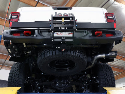 aFe Vulcan 3in 304 SS DPF-Back Exhaust w/ Black Tip | Jeep Gladiator V6-3.0L (21+) (49-38093-B)