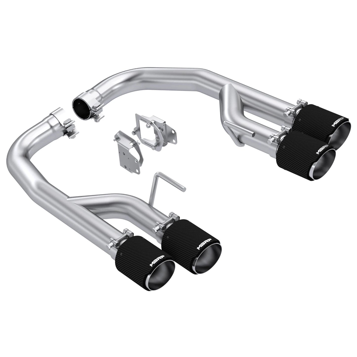 MBRP T304 SS 2.5in Axle-Back Dual Exhaust | Ford Mustang Mach-E/S650 (S72813CF)