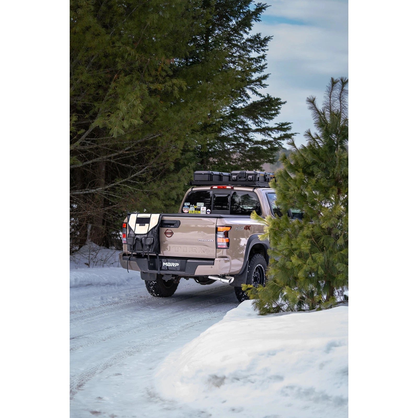 MBRP 3in Tip 3in Cat Back Single Side Exit Street Profile | Nissan Frontier (22-23) (S5407AL)