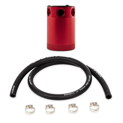 Mishimoto Mishimoto Compact Baffled Oil Catch Can (MMBCC-CBTHR-RD)