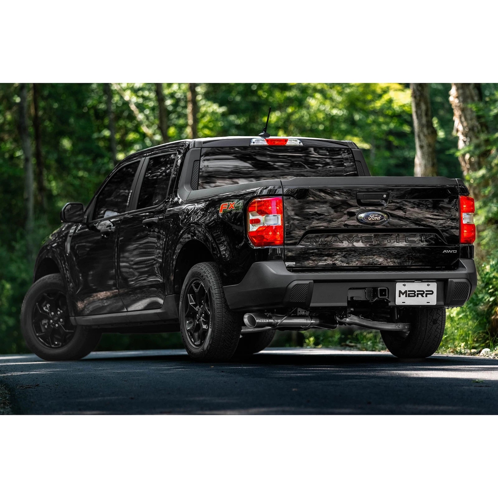 MBRP 4in OD Tip Single Side Exit 3in Cat Back Exhaust | Ford Maverick Aluminized Steel (22+) (S5267AL)