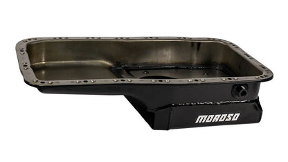 Moroso Acura/Honda 1.6L B16A3 Road Race Baffled Wet Sump 5.5qt 6in Steel Oil Pan