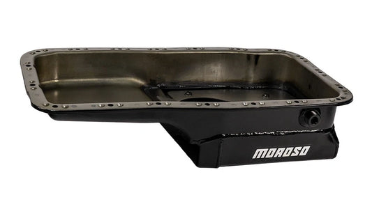 Moroso Acura/Honda 1.6L B16A3 Road Race Baffled Wet Sump 5.5qt 6in Steel Oil Pan