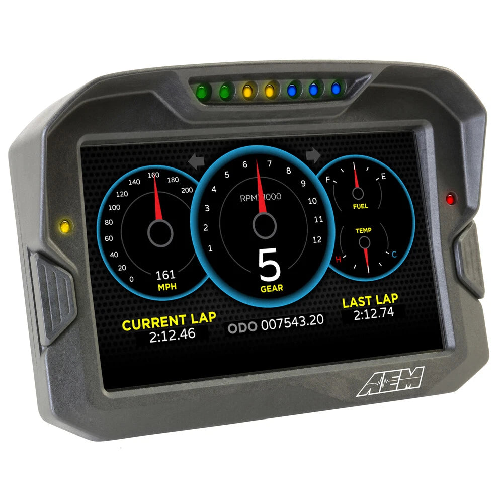 AEM CD-7LG Carbon Logging Display w/ GPS (30-5703)