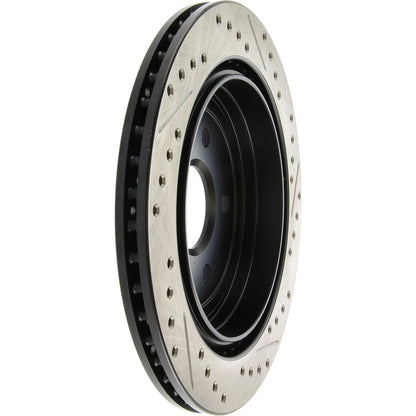 StopTech 127.62105R Rear Right Drilled Brake Rotor for 08-19 CTS / 10-15 Camaro
