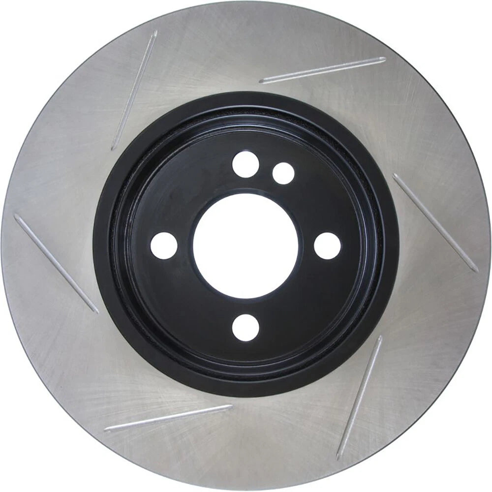 StopTech 126.34100SL Front Left Slotted Brake Disc Rotor for 2007-16 Mini Cooper
