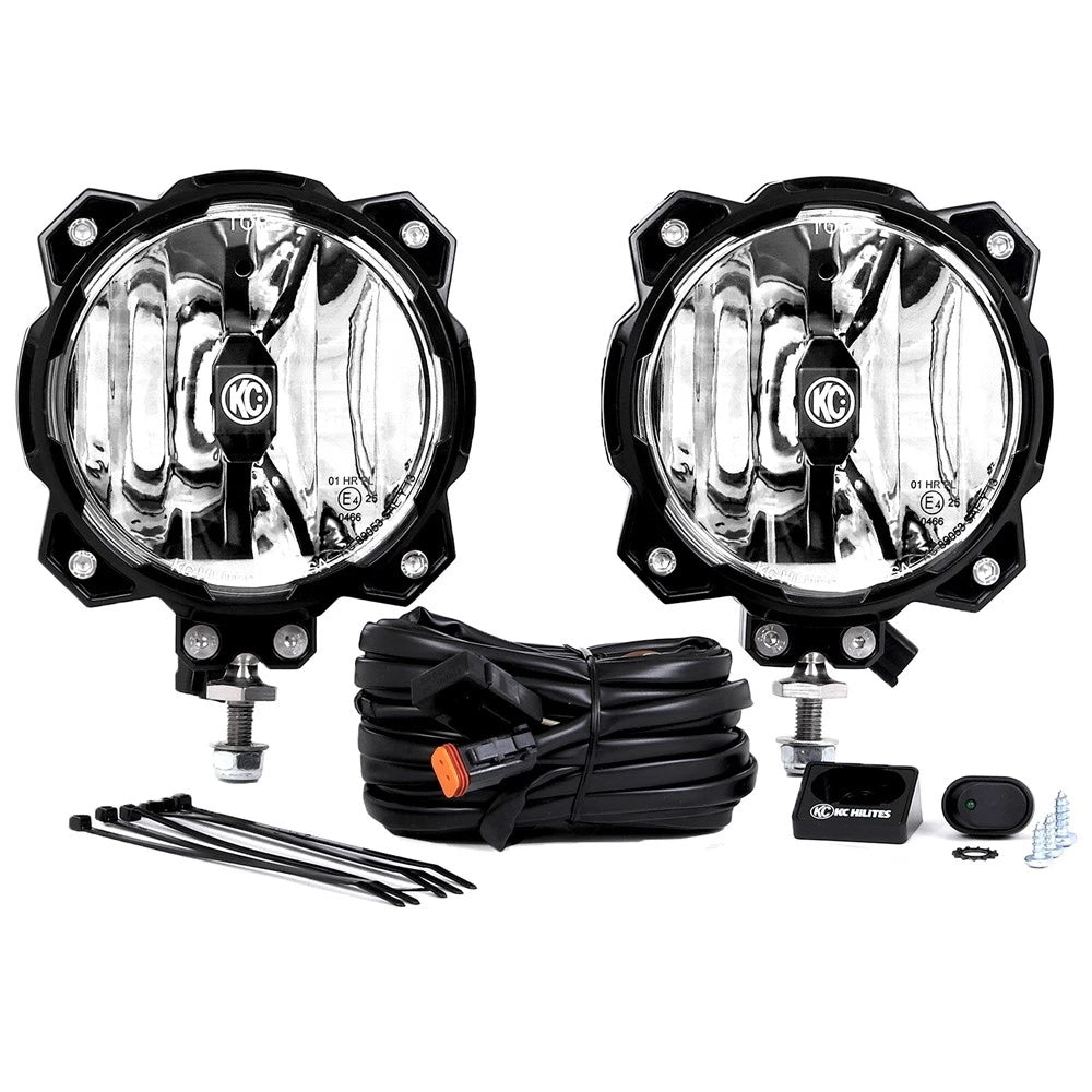 KC HiLites KC Hilites Pro6 Gravity LED Light - Spot / Pair (KC91301)