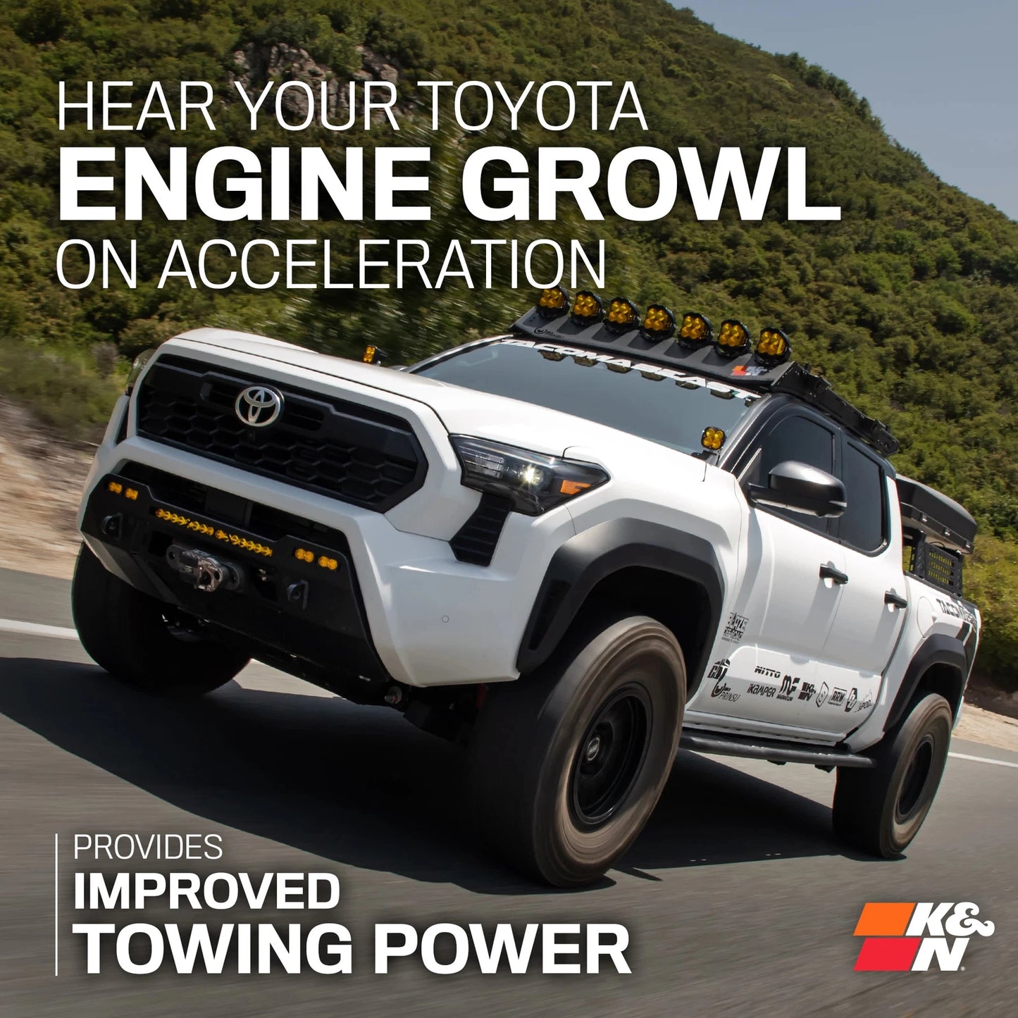 K&N 63 Series Air Intake | Toyota Tacoma (24) (63-9043)