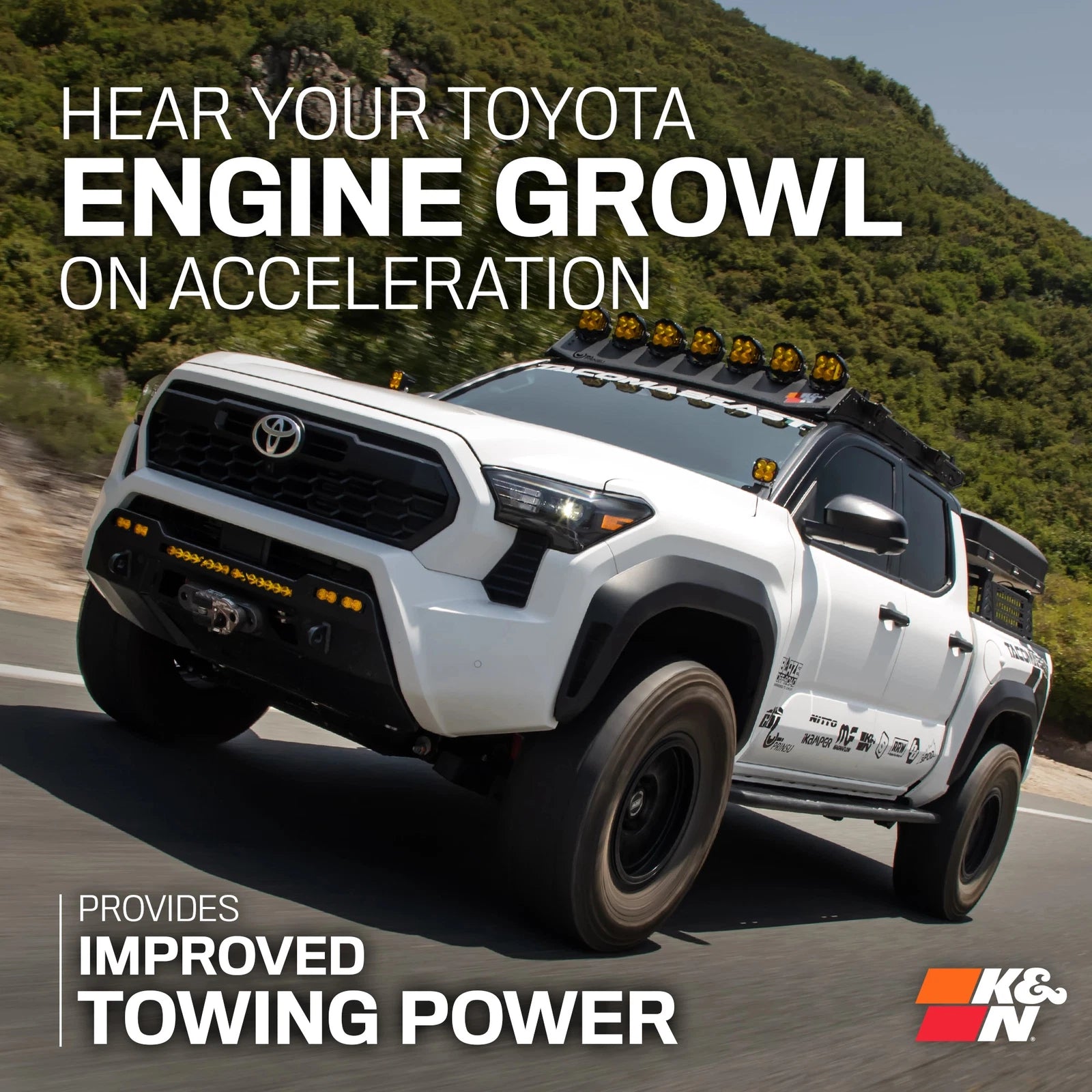 K&N 63 Series Air Intake | Toyota Tacoma (24) (63-9043)