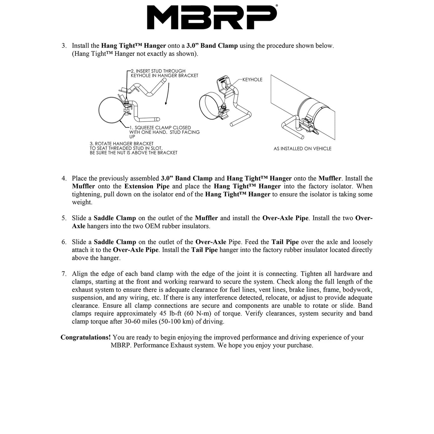 MBRP 3in Cat-Back Single Side AL P Series Exhaust | Chevy/GMC 1500 07-08 (S5036P)