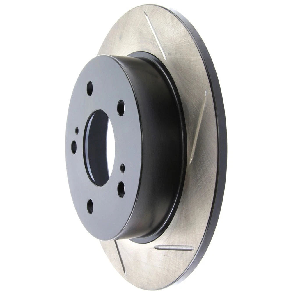 StopTech 126.42062SL Rear Left Slotted Brake Disc Rotor for 1994-98 Nissan 240SX