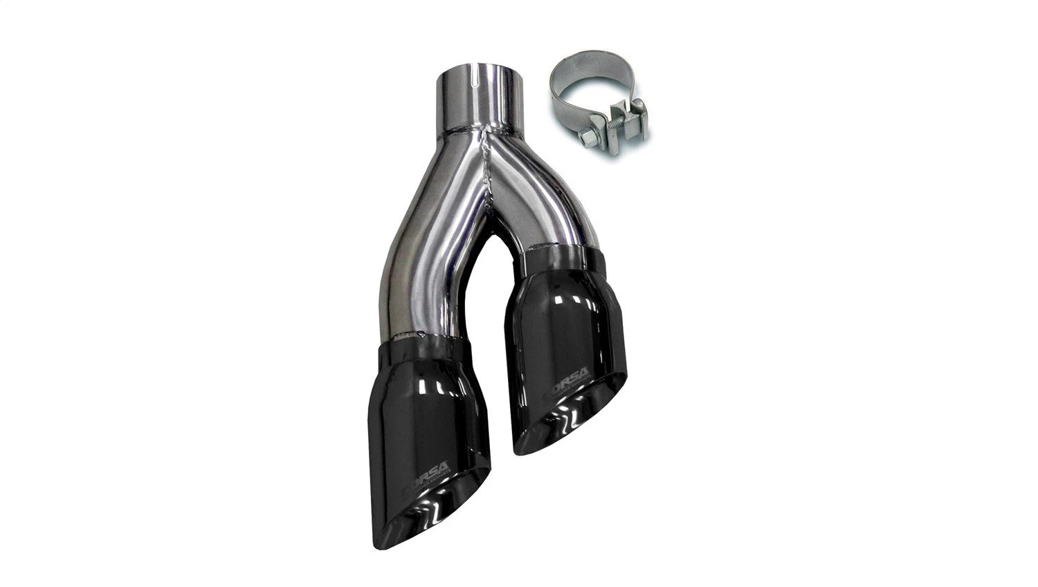 CORSA Replacement, Universal / 4.0 in Twin Side Swept Tip Kit | Truck & SUV CORSA Systems (14031)