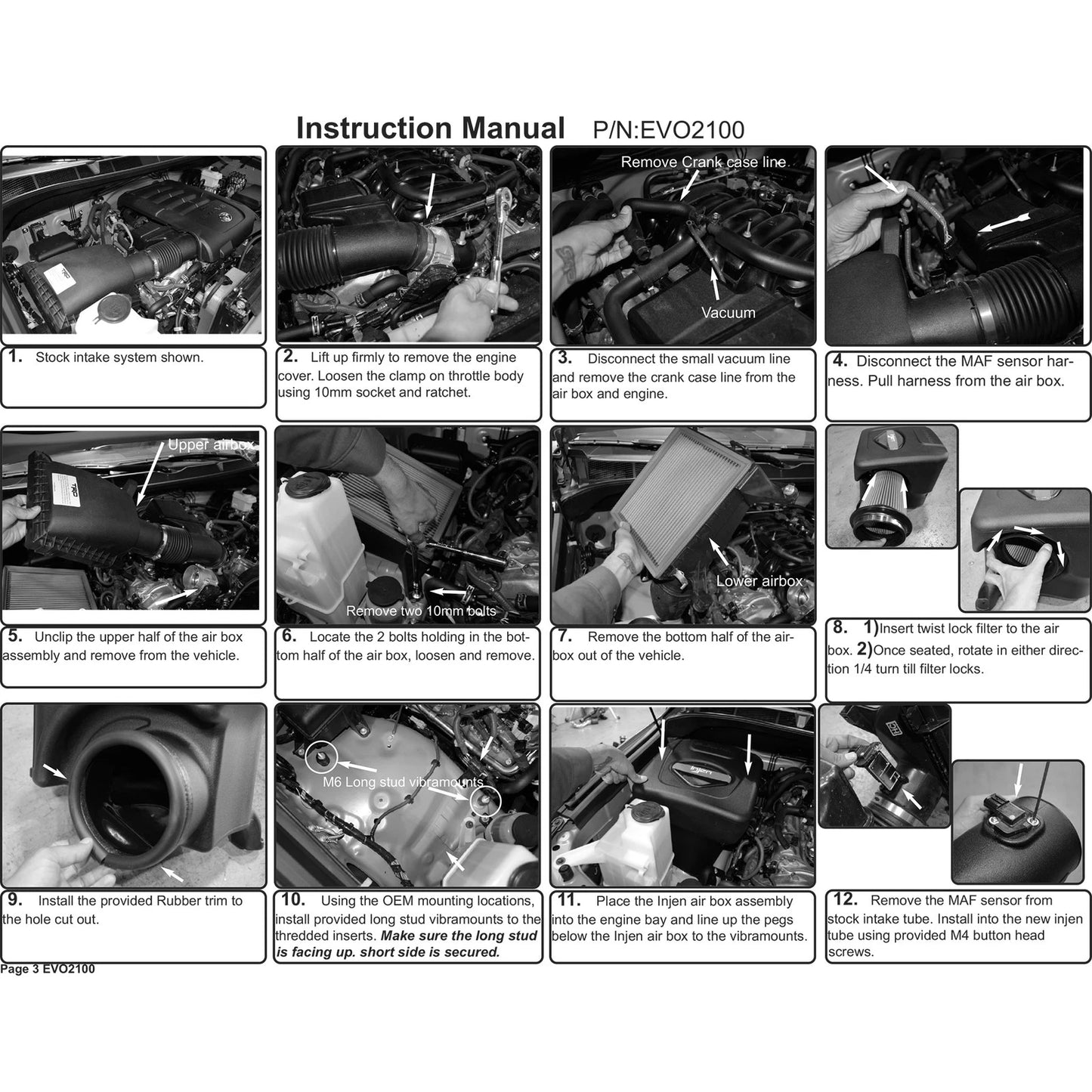 Injen Evolution Intake | Toyota Tundra 5.7L (07-20) (EVO2100C)