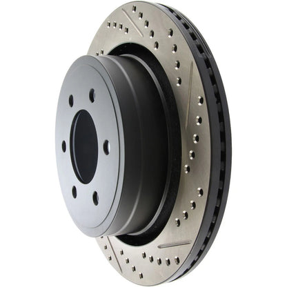 StopTech 127.65135L Rear Left Drilled Slotted Disc Brake Rotor for 2012-20 F-150