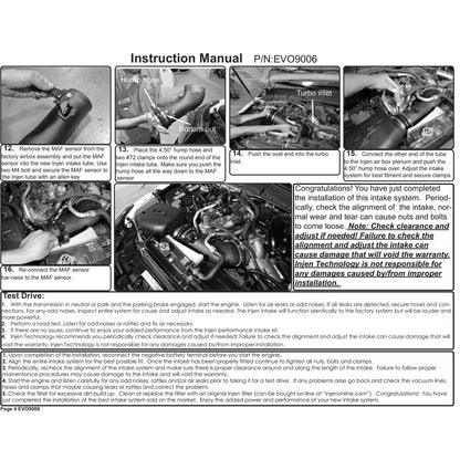Injen Powerstroke 6.7L Evolution Intake | Ford F-250/F-350 Super Duty (99-16) (EVO9006)