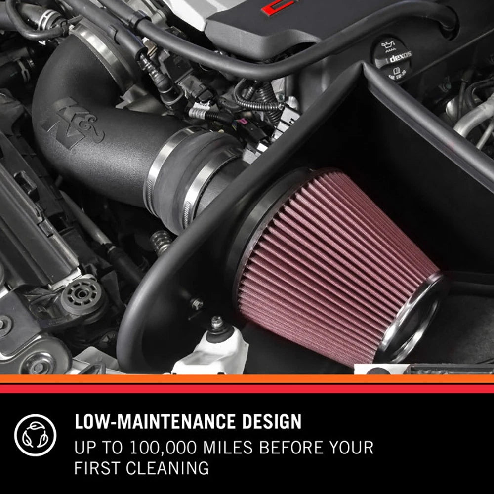 K&N 2022 Jeep Grand Wagoneer V8-6.4L Performance Air Intake System | Jeep Grand Wagoneer (22+) (63-1590)