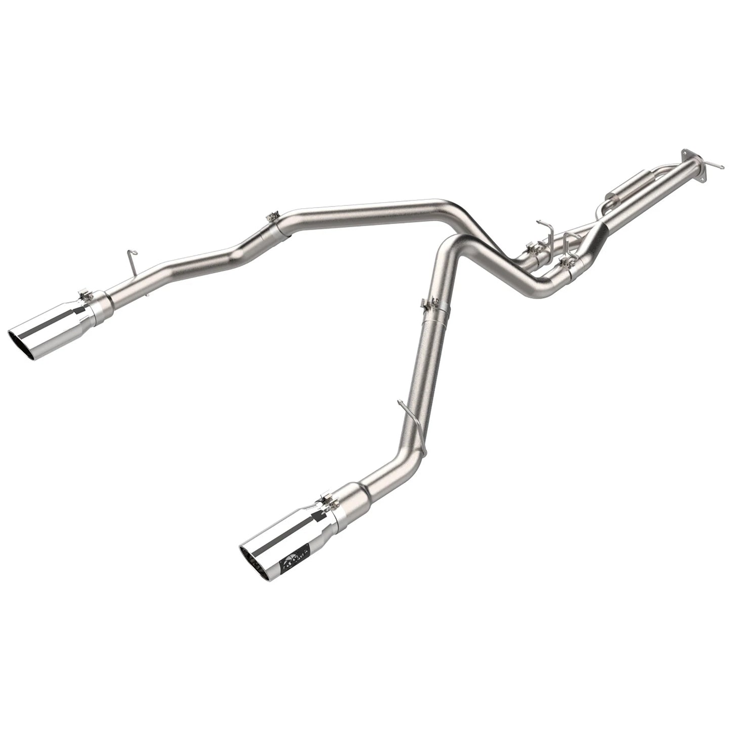 aFe Vulcan Series 3-3.5in SS Cat-Back Exhaust w/Dual 4.5in Tips | Ford F-150 Raptor (21-24) (49-33151-P)