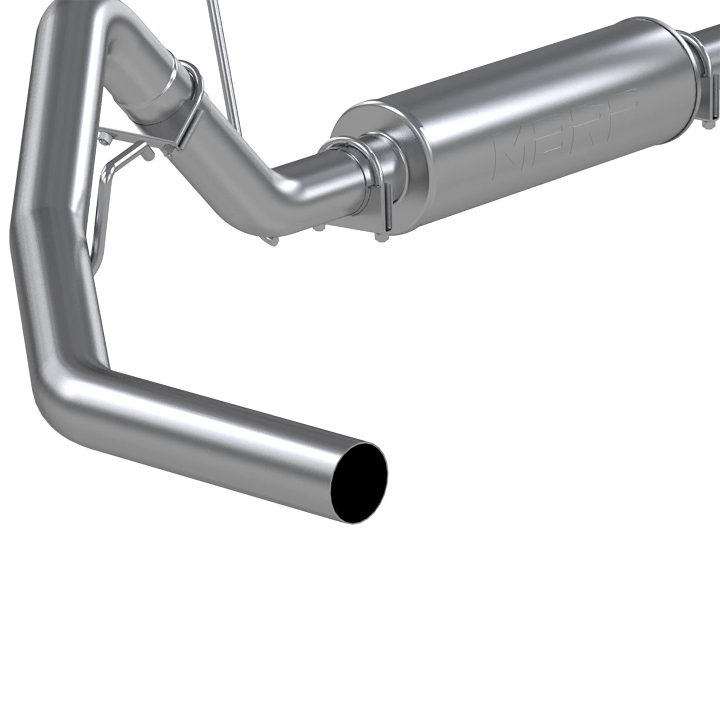 MBRP 3in Cat-Back Single Side AL P Series Exhaust | Ford F150 EC/CC-SB (04-08) (S5200P)