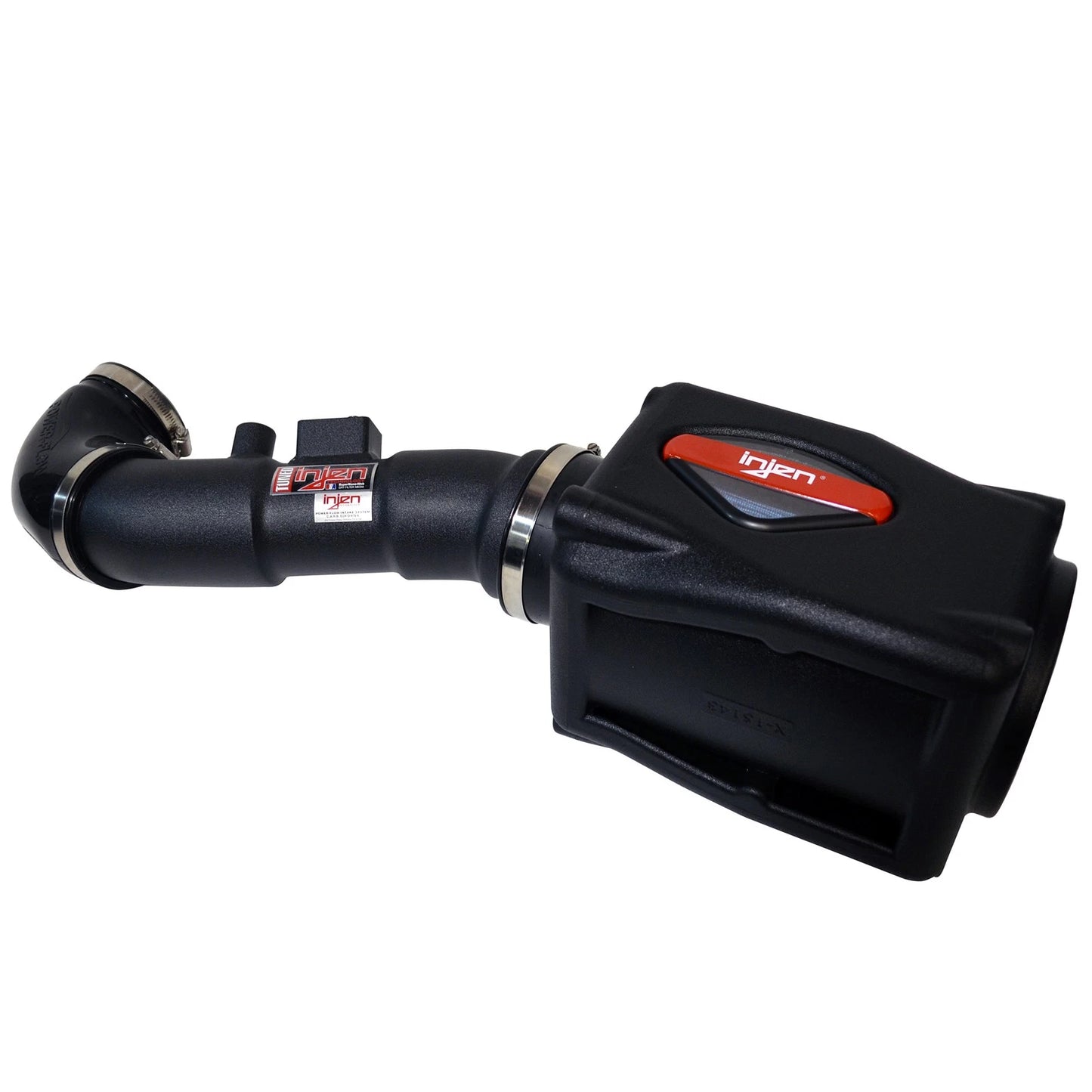 Injen Wrinkle Black Power-Flow Intake | Infiniti QX56 04-10 / Nissan Armada/Titan 04-12 (PF1950-1WB)