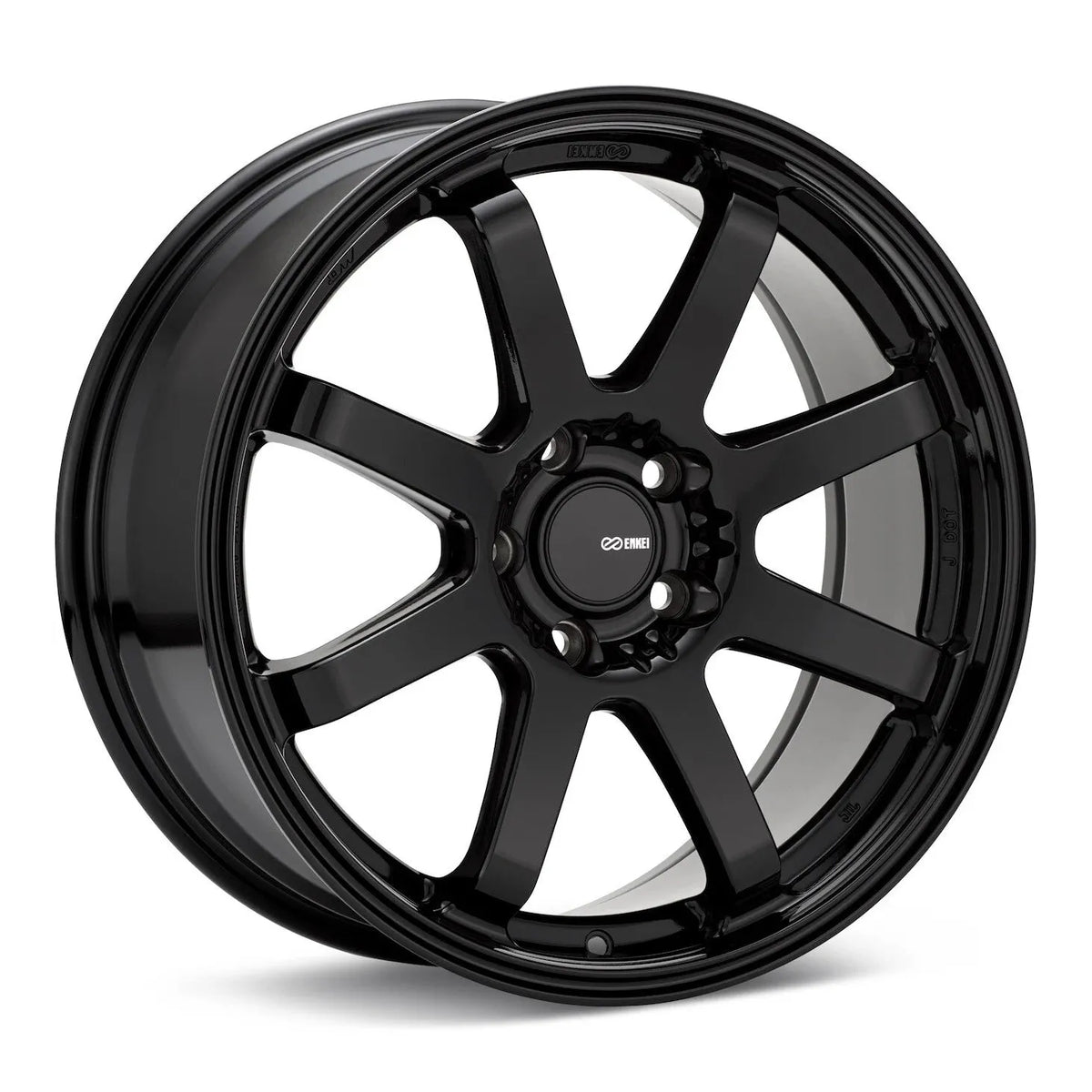 (set of 4) Enkei Vanquish Black | 18x8" +45mm | 5x114.3mm Wheels