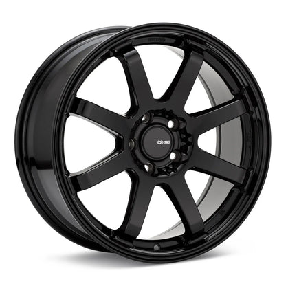 (set of 4) Enkei Vanquish Black | 18x8" +45mm | 5x114.3mm Wheels