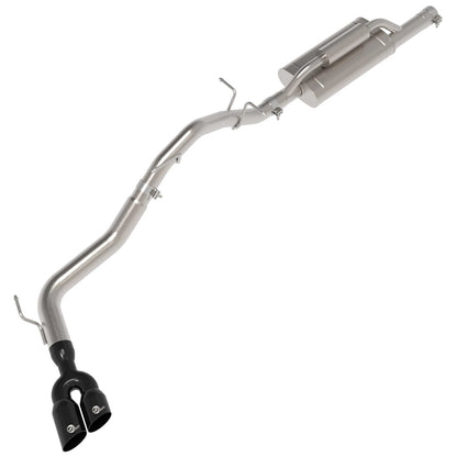 aFe 2.5-3in Vulcan Series Cat-Back Exhaust w/ SS Black Tip | Ford Ranger L4-2.3L (24+) (49-33148-B)
