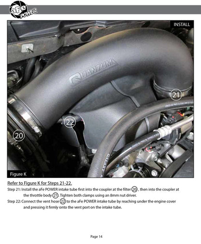 aFe QUANTUM Cold Air Intake System w/ Pro 5R Media | Dodge RAM 1500 V8-5.7L (09-18) (53-10009R)